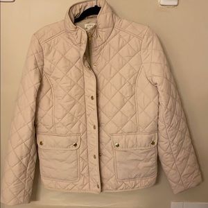 J. Crew Factory Tan Quilted Puffer Jacket